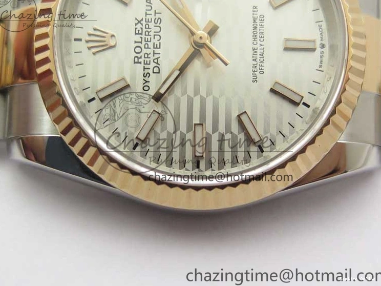 0401 DateJust 36 SS RG 126231 BP Maker 1:1 Best Edition Silver Dial on Oyster Bracelet EasyMatch 2511